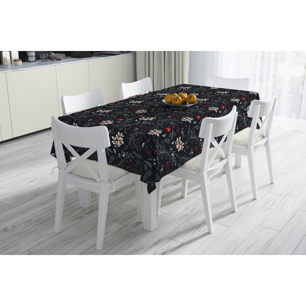 East Urban Home Floral Polyester Tablecloth Wayfair